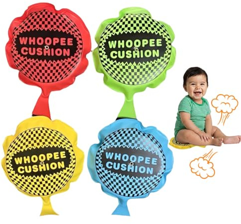 THQAE 4pcs Cuscino Scorreggione, Scorregge Finte, Cuscino Scorreggione, Petofono, Barzellette Sulle Scoregge
