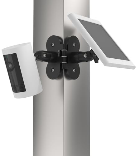 HOLACA Magnetische Dual-Kamera-Halterung für 1/4-Gewindeloch, Kompatibel mit Tapo, Rin-g, eufy, Arlo, Blink, Argus, Google Nest, Wyze Kameras und Solarpanels