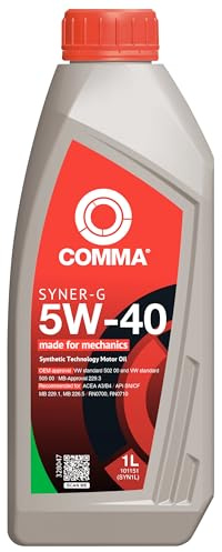 Comma SYN1L 1L Syner-G Full Synthetic 5W40 Motor Oil