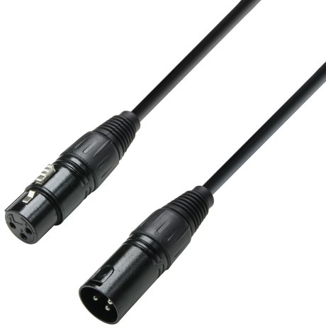 Adam Hall Cables 3 STAR DMF 3000 - Cable DMX de XLR macho a XLR hembra 30 m