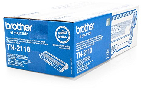 Brother TN2110 - Schwarz - Original - Tonerpatrone - für DCP 7030, 7040, 7045N HL-2140, 2150N, 2170W MFC 7320, 7440N, 7840W Brother TN-2110 Toner schwarz 1500 S.