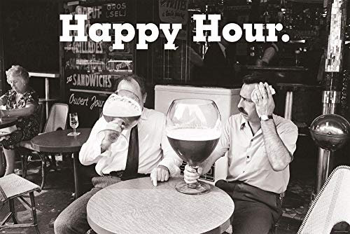 Close Up Happy Hour Poster Plakat 91,5cm x 61cm