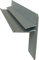 Fensterbank Klinker Seitenteile 70 mm in Silber