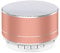 KuanDar Ele Enceinte Bluetooth，Mini sans Fil Portable，portée Bluetooth De 10 Mètres，lumières Colorées，Convient pour Intérieur Et Extérieur, Rose Gold