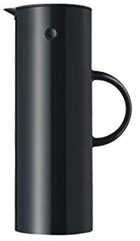 Stelton DB858BK Vacuum Jug 1ltr Black ABS Plastic Glass Liner