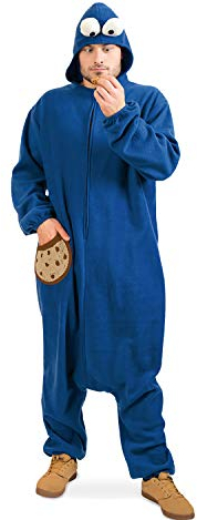 Fritz Fries & Söhne GmbH & Co Kostüm blaues Monster Keksmonster OneSize blau Karneval