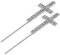 NUOBESTY 2pcs Cross Cake Toppers Sparkly Rhinestone Cupcake Picks for Baptisms First Communions Wedding Confirmations Christenings Religious Faith Centerpiece