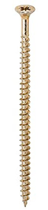 TIMCO Solo Chipboard & Woodscrews - Gold - 4.0 x 80 - Box of 200