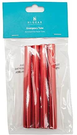 HI-GEAR Emergency Pole Repair Tubes, Red, One Size