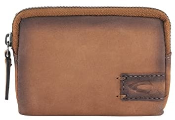 camel active Dallas Herren Schlüsseletui Schlüsseltasche RFID Leder Mittelgroß Cognac Braun