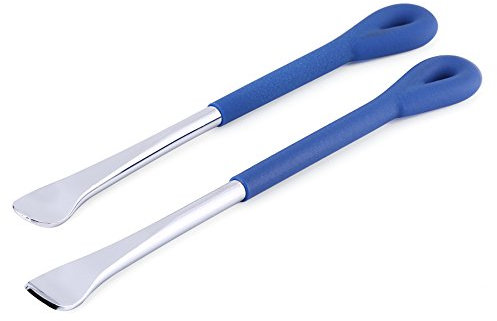 Ausla Tire Changing Spoons Lever, 2Pcs Carbon Steel Tire Change Tool Tire Lever Tyre Spoon Wheel Changing Tool for Motorcycles Bike 10.4in