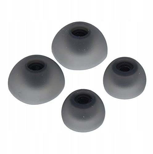 Inncomm Original Ersatzpolster Gummi für In Ear kompatibel mit Samsung Galaxy Buds 2 R177 | 2 Große | Groß und Klein | Schwarz | Ohrstöpsel Ohrhörer Tipps Für Kopfhörer Silikon Earbuds