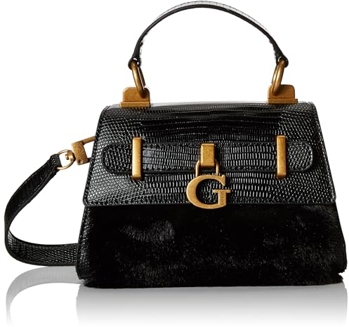 GUESS Damen Bergen Micro Mini Tasche, Schwarz
