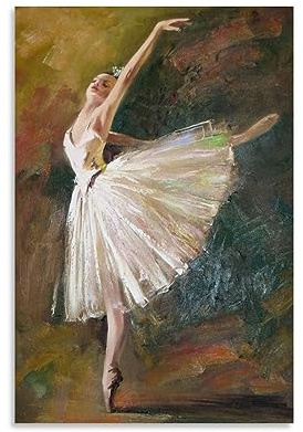 Edgar Degas Painters' Works「Tänzerin Tilting」Poster, Wandkunst, Geschenke, Schlafzimmer, Drucke, Heimdekoration, hängendes Bild, Leinwand, Gemälde, 40 x 60 cm