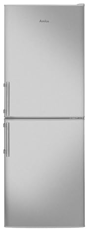 Amica KGC 384 111 E Kühl-/Gefrierkombination, 148 cm Höhe, Edelstahloptik, Energieeffizienzklasse B