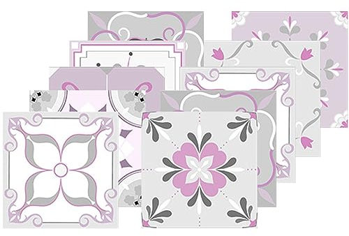 HOMOCONO 20pezzi Adesivi Per Piastrelle Impermeabili Da Parete Pavimento e Cucina Staccabili e Riutilizzabili Per Decorazioni Casa Bagno e Ufficio Adatti Superfici Lisce