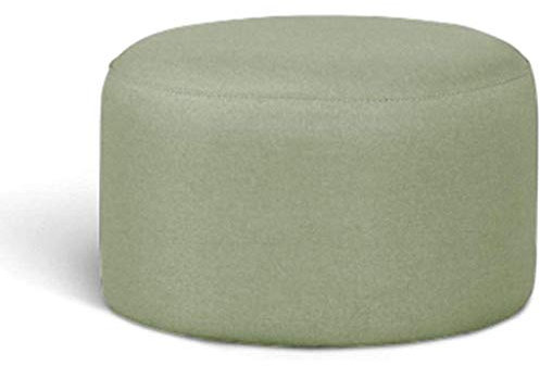 AJYBYUKJ Hocker - Schuhwechselhocker Nordic Pier Einfacher Sofahocker Kreativer runder Hocker Stoff Couchtisch Kleine niedrige Bank Waschbar Beauty Comes