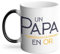 Mug Thermo-réactif Tasse Magique - Un Papa en Or Père Amour Famille - 325 ml