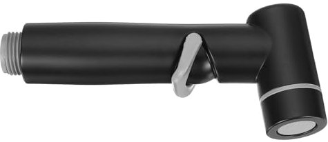 sourcing map Bidet Sprayer, Pressurized Handheld Bidet Sprayer for Toilet, Jet Spray Bidet Attachment Bidet Toilet Sprayer Head for Kitchen Toilet Flushing Washing, Black