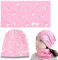 Mütze und Schlauchschal Kinder Set, Beanie Mütze & Loop Schal, 95% Baumwolle Mütze Schal Set Mädchen Jungen 2-8 Jahren, Schalmütze Warme Wintermütze Strickmützen für Winter Herbst Frühling