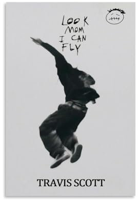 FVLYRWMQX Travis Poster Scott Music Rapper Singer Vintage Für Zimmer, Ästhetische Leinwand-Wandkunst, Schlafzimmer-Dekor Poster 12x18inch(30x45cm)