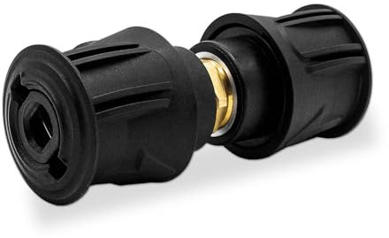 Karcher Hose Connector Adapter, Garden Hose Adapter Kit, 14mm Pressure Washer Gun Adapters Compatible Karcher K2, K3, K4, K5, K6, K7, Quick Connect Fitting, Water Flow Regulating