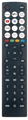 Telecomando sostitutivo adatto per Hisense QLED FHD TV 2023 Model 32A5KQ 40A5KQ 43A4K 65A85H 55A85G 40A4K 32A4K