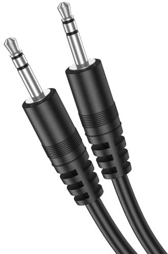 AUX-Kabel, 3,5 mm, 1 m, geflochtenes Nylon-Kabel für Auto, Kopfhörer, iPhone, iPad, iPod, Samsung, MP3-Player, Smartphone, Echo Dot, Tablet, Heim-Stereoanlagen, Laptop und mehr (1 m)