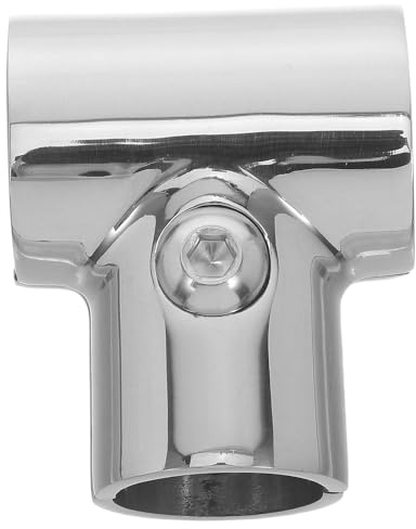 UKCOCO Raccord en T Détachable INOX 25 MM pour Bateau – Connecteur 3 Voies Angle Droit en Acier Inoxydable – Accessoires Marins pour Rambarde de Yacht Compatible Systèmes de Tuyauterie