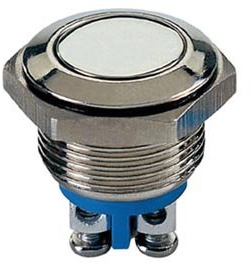 VS-ELECTRONIC - 300617 Drucktaster, 2A/48 VDC, SPST, 19 mm R1800F