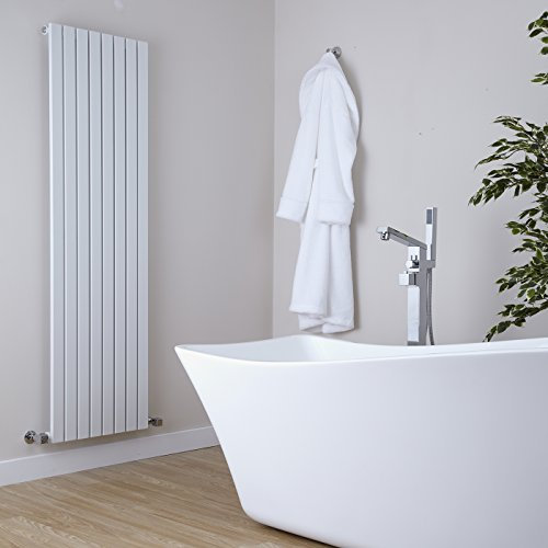 Milano Capri - White Vertical Single Flat Panel Radiator - 1600mm x 472mm