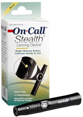 On Call Stealth Adjustable Lancing Device