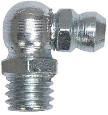 Sealey GNM16 Grease Nipple 90° 8 x 1mm Pack of 25