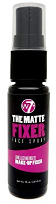 W7 The Matte Fixer Spray fixant longue durée pour maquillage, 18 ml