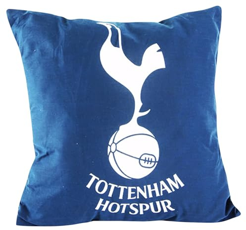 Tottenham Hotspur FC Official Crest Design Cushion (One Size) (Navy/White)