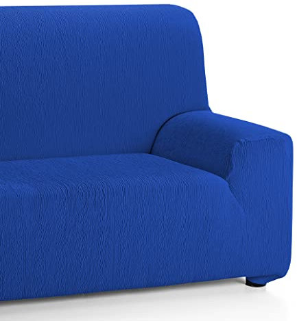 Martina Home Emilia Elastischer Sofabezug für 2-Sitzer, Blau (Electric Blue), Breite 120-170 cm