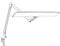 daylight Company Lumi Task Lamp, Bastelleuchte, superhelle Schreibtischlampe, per Touch dimmbar, 2 Helligkeitsstufen, ideale Tischleuchte, Zeichenlampen – Metall – 15 W, White