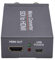 Queen.Y Convertidor SDI a HDMI 3G- SDI HD- Adaptador SDI a HDMI (con Fuente de Alimentación) Pantalla de Transmisión de Señal Rápida 1080P Entrada Salida Salida Loopout