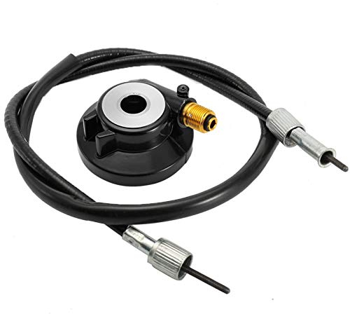 Ymiko Tacho-Kabelantriebsrad, 12-mm-Tacho-Antriebsrad mit Kabel Kompatibel mit G-Y 6 Scooter-Teilen