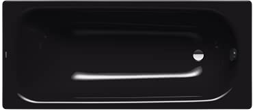 Kaldewei Badewanne Saniform Plus Modell 373-1 170 x 75 x 40 cm, schwarz mit Perl-Effekt