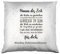 Herz & Heim® Personalisiertes Kissen 40 cm x 40 cm (L/B) / Abschiedsgeschenk für Kollegen Rente Nimm dir Zeit