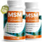 MSM 2000mg pro Tag + natürliches Vitamin C - 2x365 MSM Tabletten mit Methylsulfonylmethan - kompakteres MSM Pulver als bei MSM Kapseln - hochdosiert: 1000 mg pro MSM Tab - laborgeprüft mit Zertifikat