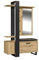 Forte Maracay Garderobe Kompaktgarderobe mit 1 Tür und 1 Klappe, Holzwerkstoff, Artisan Eiche/Schwarz, B x H x T: 119,8 x 198,2 x 43 cm