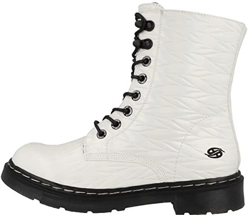 Dockers by Gerli Damen 45TS201 Stiefelette, Weiss, 37 EU