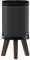 Wooden Speaker Desk Stand for Sonos One, One SL, Play 1 Speaker Stand Desktop Table Stand Holder with Anti-Slip Pad for Sonos Speakers, Black