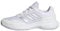adidas Damen Gamecourt 2.0 Tennis Shoes Tennisschuhe, Silver Metallic/Cloud White, 36 EU