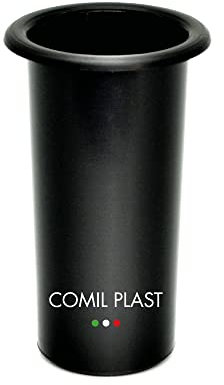 Comil Plast | Porta Flores de Osario de Plástico para Florero de Cementerio Color Negro | Diámetro 4 cm, Altura 9 cm.