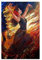 WFKLMSL Pinturas Flamenco-Ölgemälde, Leinwand, Poster, Wandkunst, Dekoration, Bild, Gemälde für Wohnzimmer, Schlafzimmer, Dekoration, Rahmen-Stil, 60 x 90 cm
