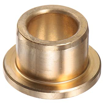 QUARKZMAN Flansch Lager Hülse 13mm Bohrung 19mm AD 15mm Länge 3mm Flansch Dicke Bronze Buchse Selbstschmierende Buchsen Hülse für Industrielle Anlagen