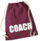 Huuraa Fitnesstasche Coach Training Geschenk Sporttasche Burgundy 12 Liter Baumwolle Coach Überraschung
